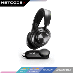 ginee_20230814114815019_5465835118.png SteelSeries Nova Pro Multi-System Gaming Headset - Premium Hi-Fi Drivers - Hi-Res Audio - 360° Spatial Audio - GameDAC Gen 2 - ESS Sabre Quad-DAC - Stealth Retractable Mic - PC, PS5, PS4, Switch