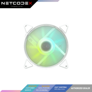 Darkflash C6 C6MS Aurora Spectrum A-RGB 1pc Cooling Fan - White (Single Fan)