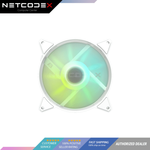 Darkflash C6 C6MS Aurora Spectrum A-RGB 1pc Cooling Fan - White (Single Fan)