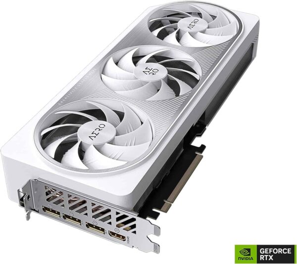 Gigabyte GeForce RTX 4070 Ti AERO OC V2 12G Graphics Card, 3X WINDFORCE Fans, 12GB 192-bit GDDR6X, GV-N407TAERO OCV2-12GD Video Card