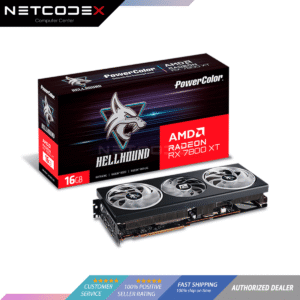 PowerColor Hellhound Radeon RX 7800 XT 16GB GDDR6 PCI Express 4.0 x16 ATX Video Card RX7800XT 16G-L/OC