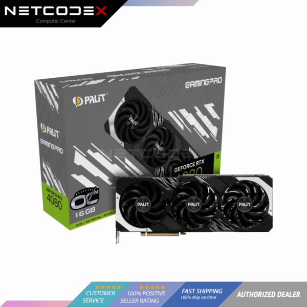 Palit Gaming Pro NVIDIA GeForce RTX 4080 16GB GDDR6X Graphics Card