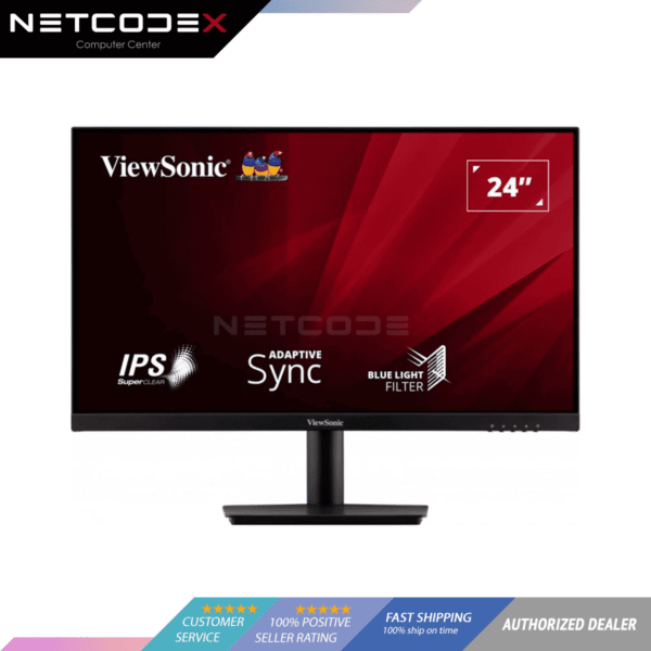Viewsonic VA2409-MH 24” IPS 1080p Full HD 75hz Monitor with Built-in speakers