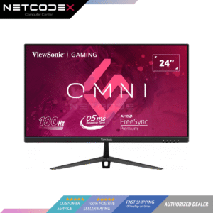 ViewSonic Omni VX2428 24 Inch .Gaming Monitor 180hz 0.5ms 1080p IPS with FreeSync Premium, Frameless, HDMI, DisplayPort, Black