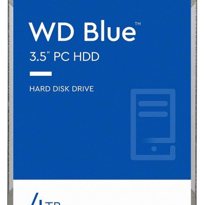 Western Digital 4TB WD Blue PC Internal Hard Drive HDD – 5400 RPM, SATA 6 Gb/s, 256 MB Cache, ...