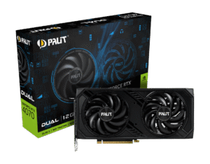 p04788_bigimage_40164103b1434643 PALIT GeForce RTX 4070 DUAL 12GB Graphics Card - NED4070019K9-1047D