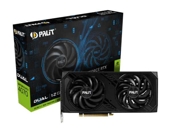 PALIT GeForce RTX 4070 DUAL 12GB Graphics Card - NED4070019K9-1047D