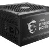 MSI - MAG A750GL PCIE 5.0, 80 GOLD Fully Modular Gaming PSU, 12VHPWR Cable, ATX 3.0 Compatible, 750W Power Supply