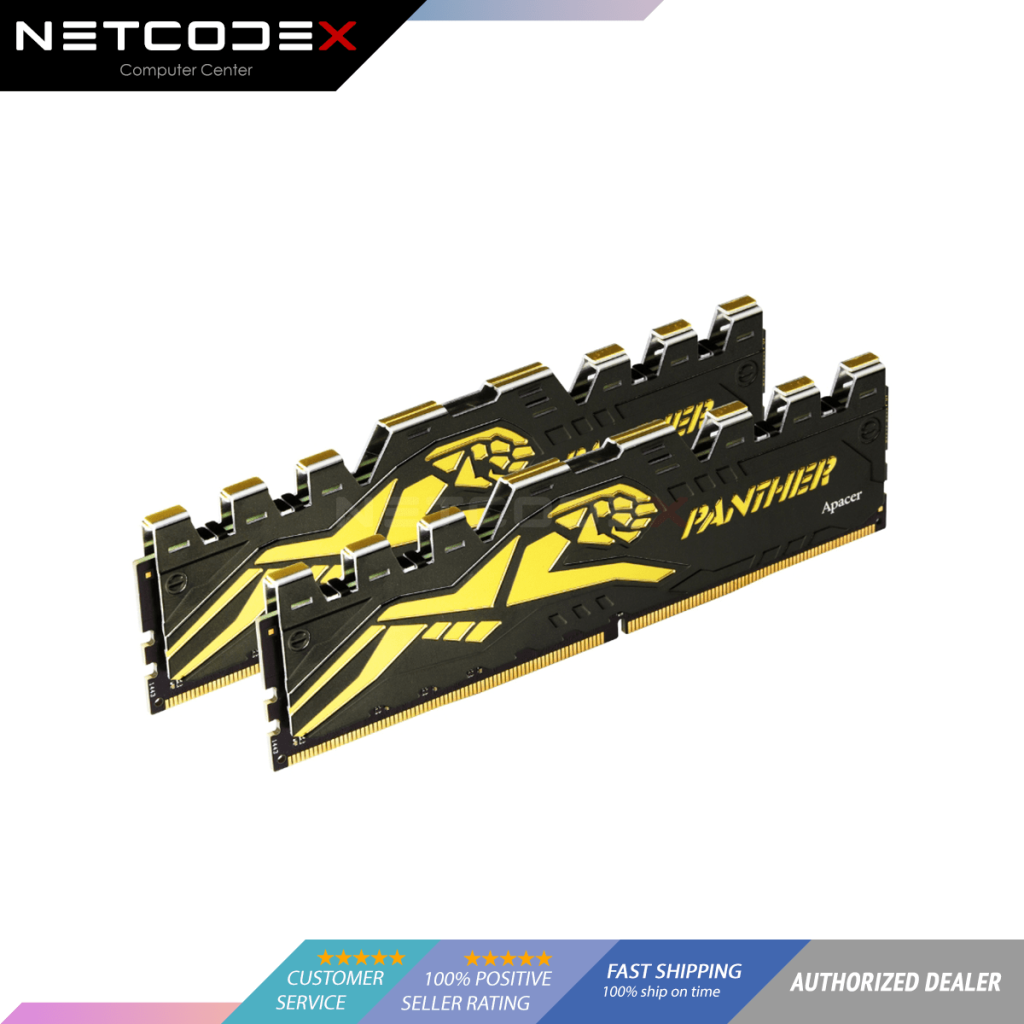 Golden Memory Ram Apacer Panther Golden 16GB (2x8GB) DDR4 3200MHz CL 16 (16-20-20-38 ...