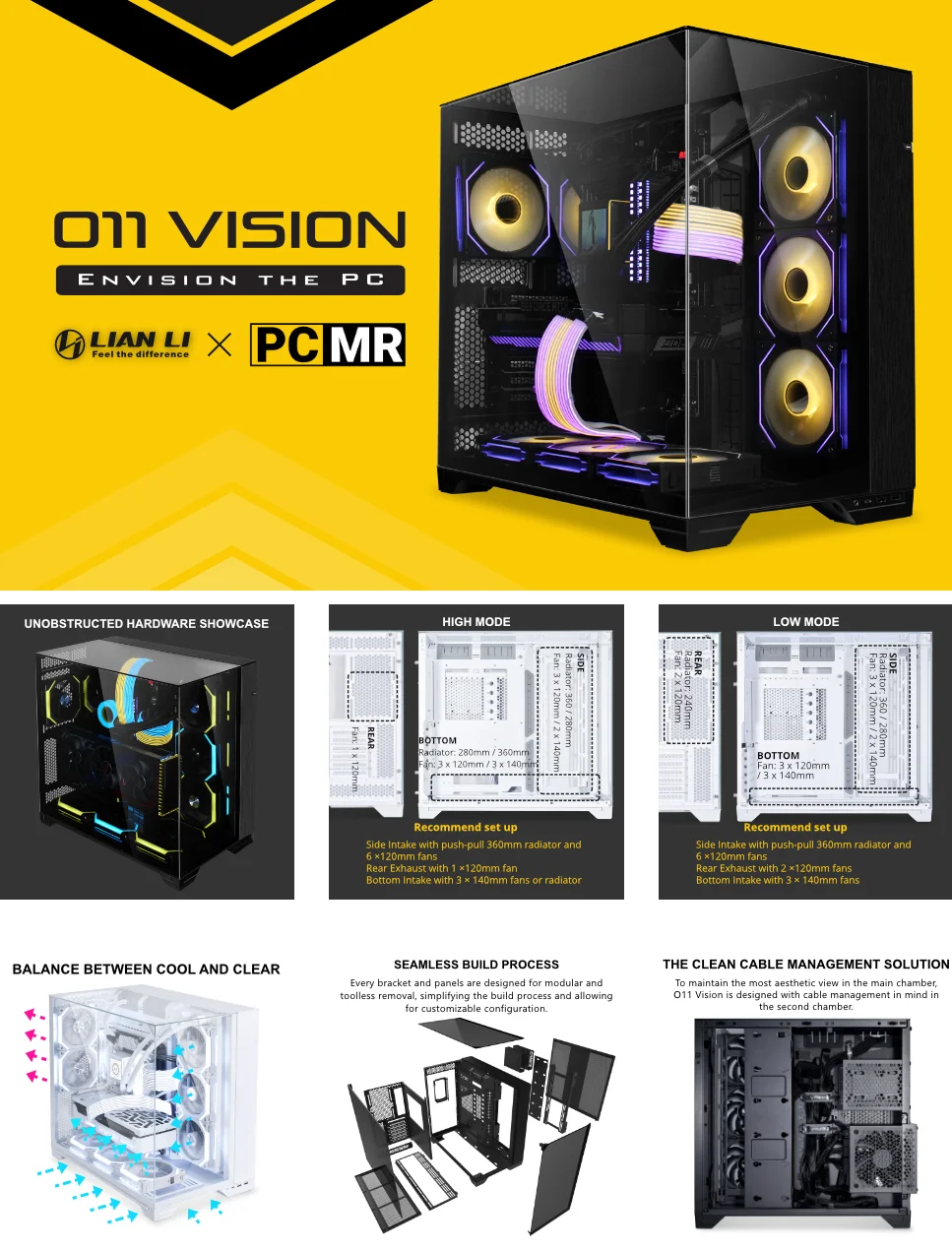 Lian Li O11 Vision