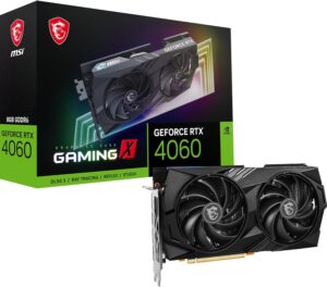 MSI GeForce RTX 4060 Gaming X 8G Graphics Card - NVIDIA RTX 4060