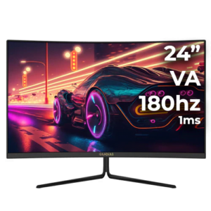 GAMDIAS ATLAS HD24CIC 24" Curved Gaming Monitor 1920 x 1080 180hz R1500