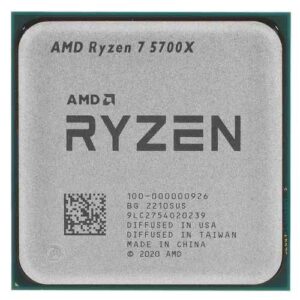 AMD Ryzen 7 5700X 8-Core, 16-Thread Unlocked Tray Type CPU without Cooler