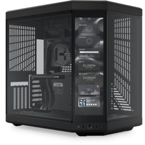 HYTE Y70 Touch Mid-Tower Case with 4K LCD CS-HYTE-Y70-B-L - Black