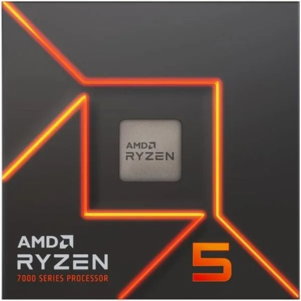 AMD Ryzen 5 7000 2 AMD Ryzen 5 7600 3.8GHz Up to 5.1GHz Socket AM5 Processor 100-100001015BOX
