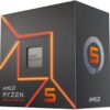 AMD Ryzen 5 7000 3 AMD Ryzen 5 7600 3.8GHz Up to 5.1GHz Socket AM5 Processor 100-100001015BOX