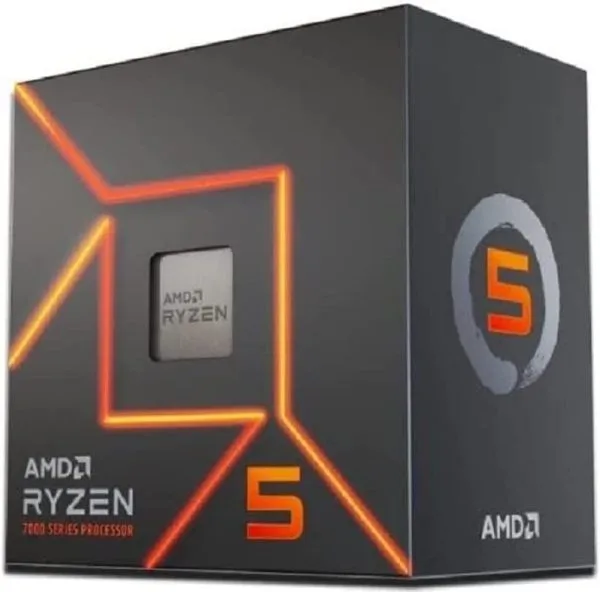AMD Ryzen 5 7000 AMD Ryzen 5 7600 3.8GHz Up to 5.1GHz Socket AM5 Processor 100-100001015BOX