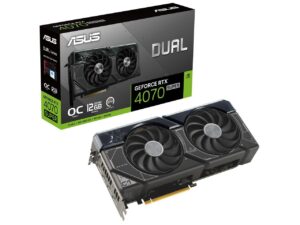 ASUS Dual GeForce RTX 4070 SUPER OC Edition graphics card - DUAL-RTX4070S-O12G
