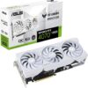 ASUS TUF Gaming GeForce RTX 4070 Ti SUPER 16GB GDDR6X White OC Edition Gaming Graphics Card TUF-RTX4070TIS-O16G-WHITE-GAMING, White