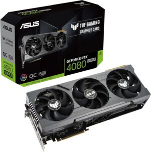 ASUS TUF Gaming NVIDIA GeForce RTX 4080 Super OC Edition Gaming Graphics Card - TUF-RTX4080S-O16G-GAMING