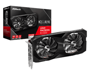 Asrock AMD Radeon RX 6600 Challenger D 8GB Black Graphics Card