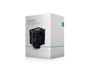 Deepcool AK400 Zero Dark Plus Performance Dual Fan Push/Pull CPU Cooler Black - R-AK400-BKNNMD-G-1
