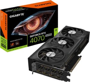 GIGABYTE GeForce RTX 4070 Super WINDFORCE OC 12G Graphics Card - GV-N407SWF3OC-12GD
