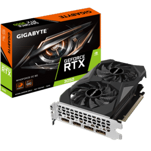 Gigabyte GeForce RTX 3050 WINDFORCE OC 6G Graphics Card - GV-N3050WF2OC-6GD