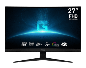 MSI G27C4 E3 27" 1920x1080 FHD Rapid VA 180Hz 1ms Adaptive-Sync Curved Gaming Monitor