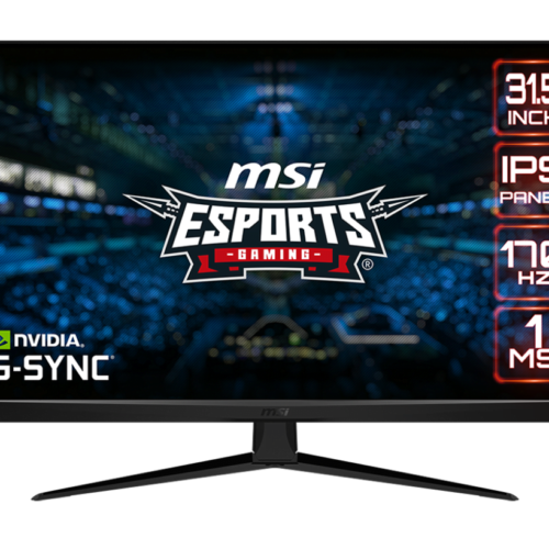 MSI G321Q Flat IPS 31.5″ WQHD 2560×1440 170hz 1ms MPRT G-Sync Compatible AMD FreeSync Premium Esports Gaming Monitor