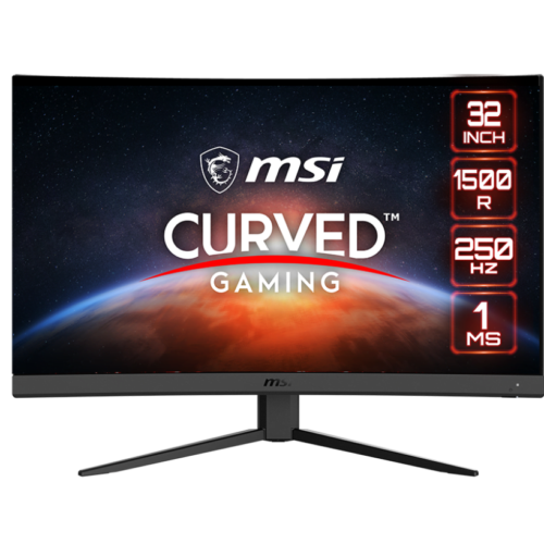 MSI G32C4X 31.5” FHD 1920x1080 250Hz VA Adaptive Sync Curved Gaming Monitor