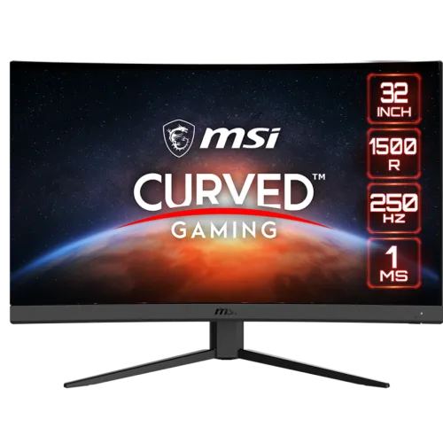 MSI G32C4X 31.5” FHD 1920x1080 250Hz VA Adaptive Sync Curved Gaming Monitor