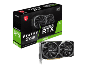 MSI GeForce RTX 3050 Ventus 2X XS 8GB OC GDDR6 Graphics Card