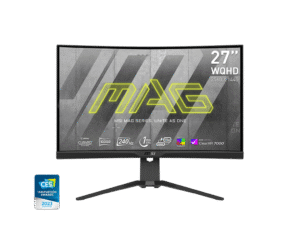 MSI MAG 275CQRXF 27" WQHD 2560x1440 240Hz 1ms Rapid VA Curved AMD Freesync Premium Gaming Monitor