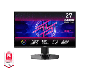 MSI MPG 274URF QD 27" Rapid IPS UHD 4K 3840x2160 160hz 0.5ms GTG AMD Freesync Premium Gaming Monitor
