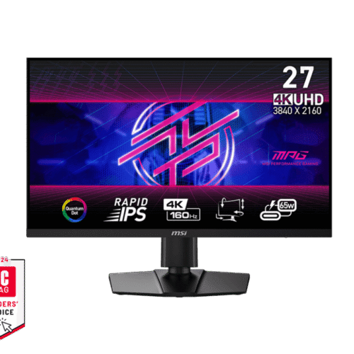 MSI MPG 274URF QD 27" Rapid IPS UHD 4K 3840x2160 160hz 0.5ms GTG AMD Freesync Premium Gaming Monitor