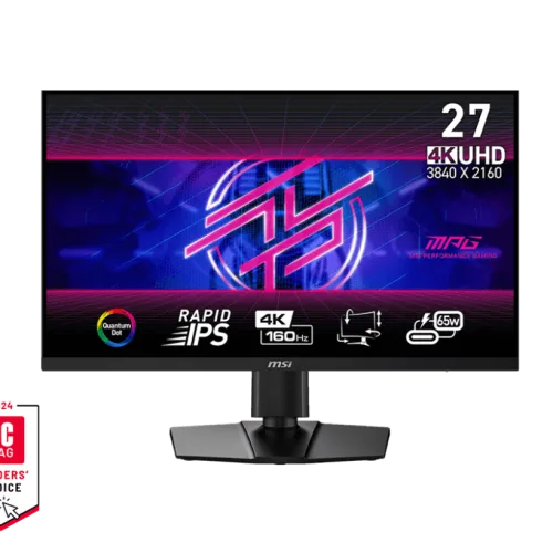 MSI MPG 274URF QD 27" Rapid IPS UHD 4K 3840x2160 160hz 0.5ms GTG AMD Freesync Premium Gaming Monitor