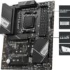 MSI PRO X670-P WiFi ProSeries Motherboard (AMD AM5, DDR5, PCIe 4.0, SATA 6Gb/s, M.2, USB 3.2 Gen 2, Wi-Fi 6E, HDMI/DP, ATX)