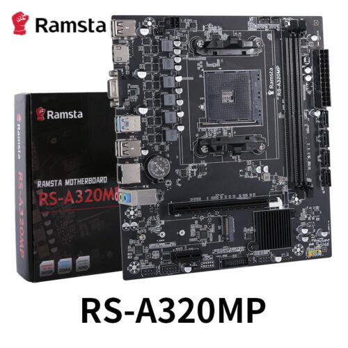 Ramsta RS-A320MP A320M AMD M.2 Socket AM4 Motherboard
