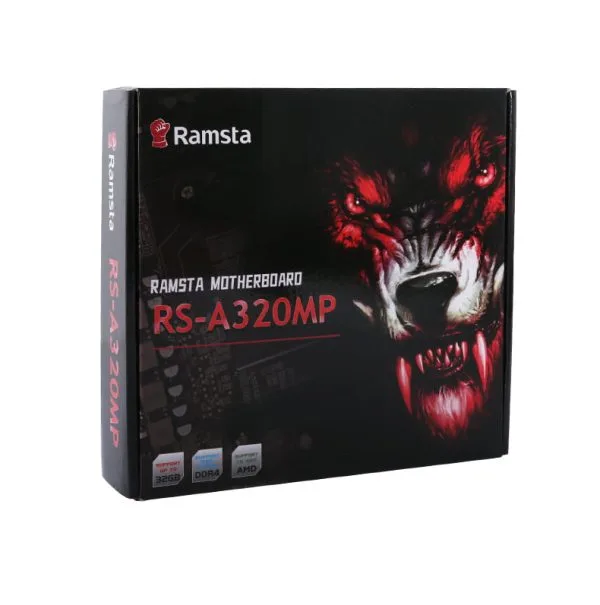 Ramsta RS-A320MP A320M AMD Socket AM4 Motherboard Ramsta RS-A320MP A320M AMD M.2 Socket AM4 Motherboard