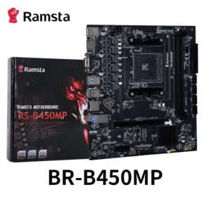 Ramsta B450M mATX M.2 VGA HDMI DDR4 AM4 Motherboard