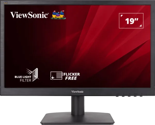 VIEWSONIC VA1903H-2 1 Viewsonic VA1903H-2 19” 1366x768 60hz Home and Office Monitor