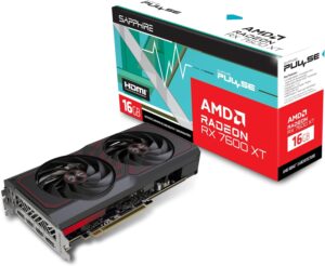 Sapphire PULSE AMD Radeon RX 7600 XT 16GB Graphics Card