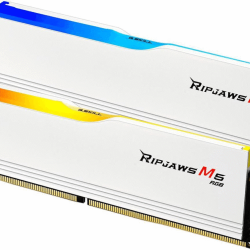 G.Skill Ripjaws M5 RGB DDR5 RAM 6000 MT/s CL36 1.35V Intel XMP 32GB (2x16GB) White Desktop Memory - F5-6000J3636F16GX2-RM5NRW