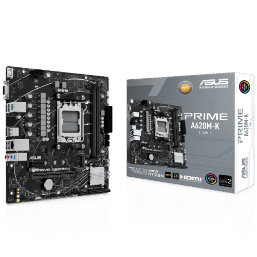 ASUS/PRIME A620M-K-CSM/AMD/Ryzen 7000 Series/AM5 Compatible/A620 Chipset/mATX Motherboard/Authorized Dealer in Japan