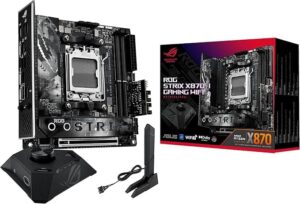 ASUS ROG STRIX X870-I GAMING WIFI Mini-ITX Motherboard - AMD X870 Chipset, DDR5, PCIe 5.0