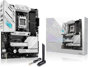 ASUS ROG Strix B650-A Gaming WiFi 6E AM5 AMD Ryzen Motherboard (12+2 Power Stages,DDR5,3xM.2 Slots,PCIe® 4.0, 2.5G LAN,WiFi 6E,USB 3.2 Gen 2x2 Type-C Port)