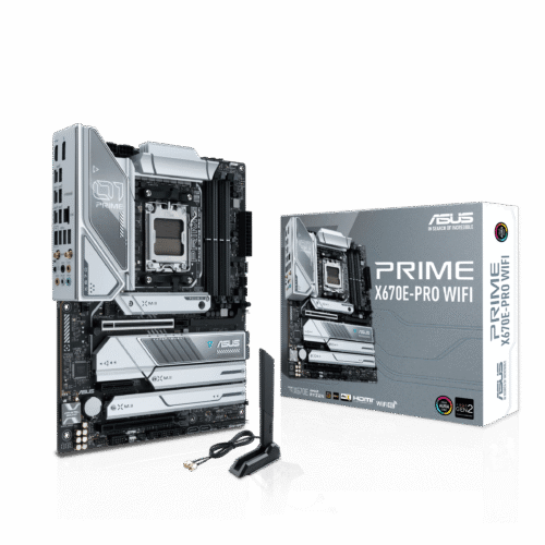 ASUS Prime X670E-PRO CSM WiFi AMD X670 AM5 Ryzen Desktop 9000 8000 & 7000 ATX Motherboard