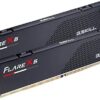 G.SKILL Flare X5 Series (AMD Expo) DDR5 RAM 32GB G.Skill Flare X5 DDR5 RAM 6000 MT/s CL30 1.35V AMD Expo 32GB (2x16GB) Desktop Memory - F5-6000J3038F16GX2-FX5