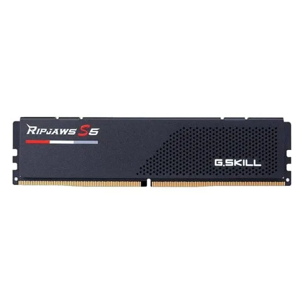 G.Skill Ripjaws S5 DDR5 RAM 6000 MT/s CL32 1.35V Intel XMP 32GB (2x16GB) Black Desktop Memory - F5-6000J3238F16GX2-RS5K